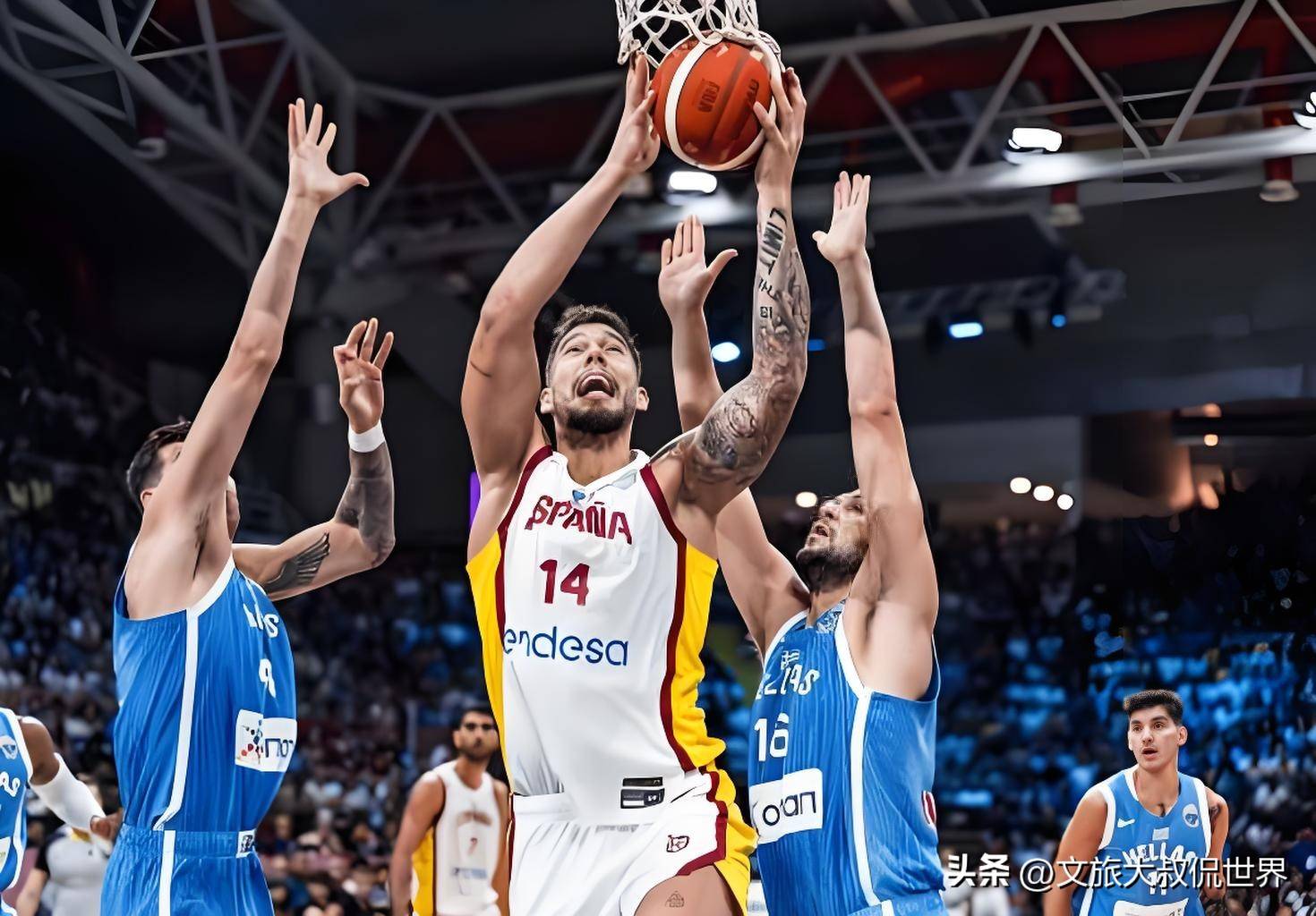 西班牙男篮血洗黄蜂，拉文送出助攻