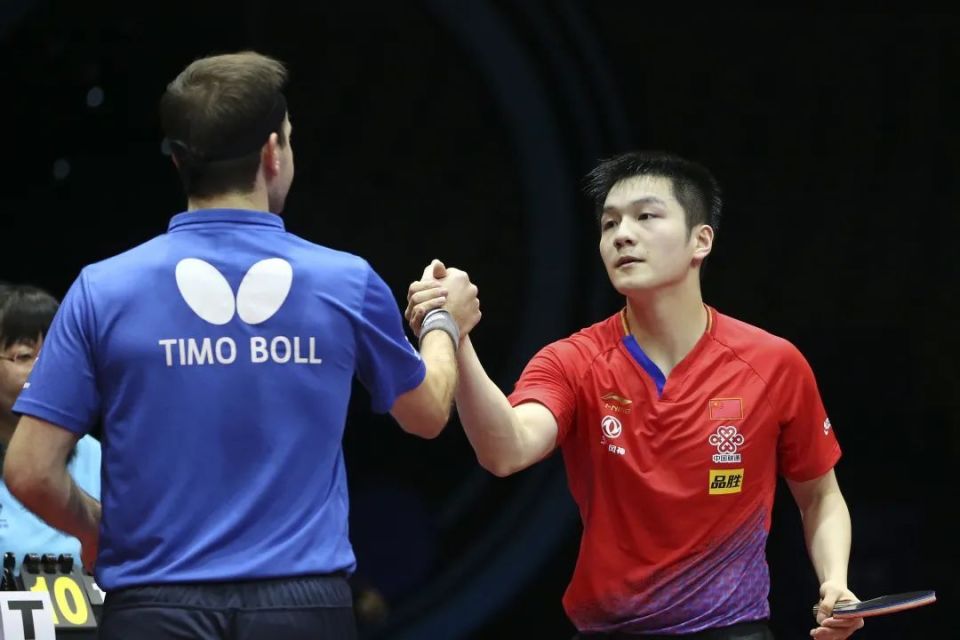 中国乒乓球队碾压德国乒乓球队，波尔送出助攻